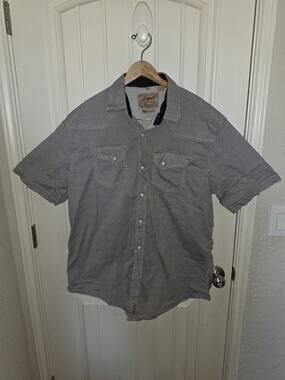Rafter C Cowboy Collection Mens 2XLT Western Shirt ProFlex45 Pearl Snap 2XL Tall